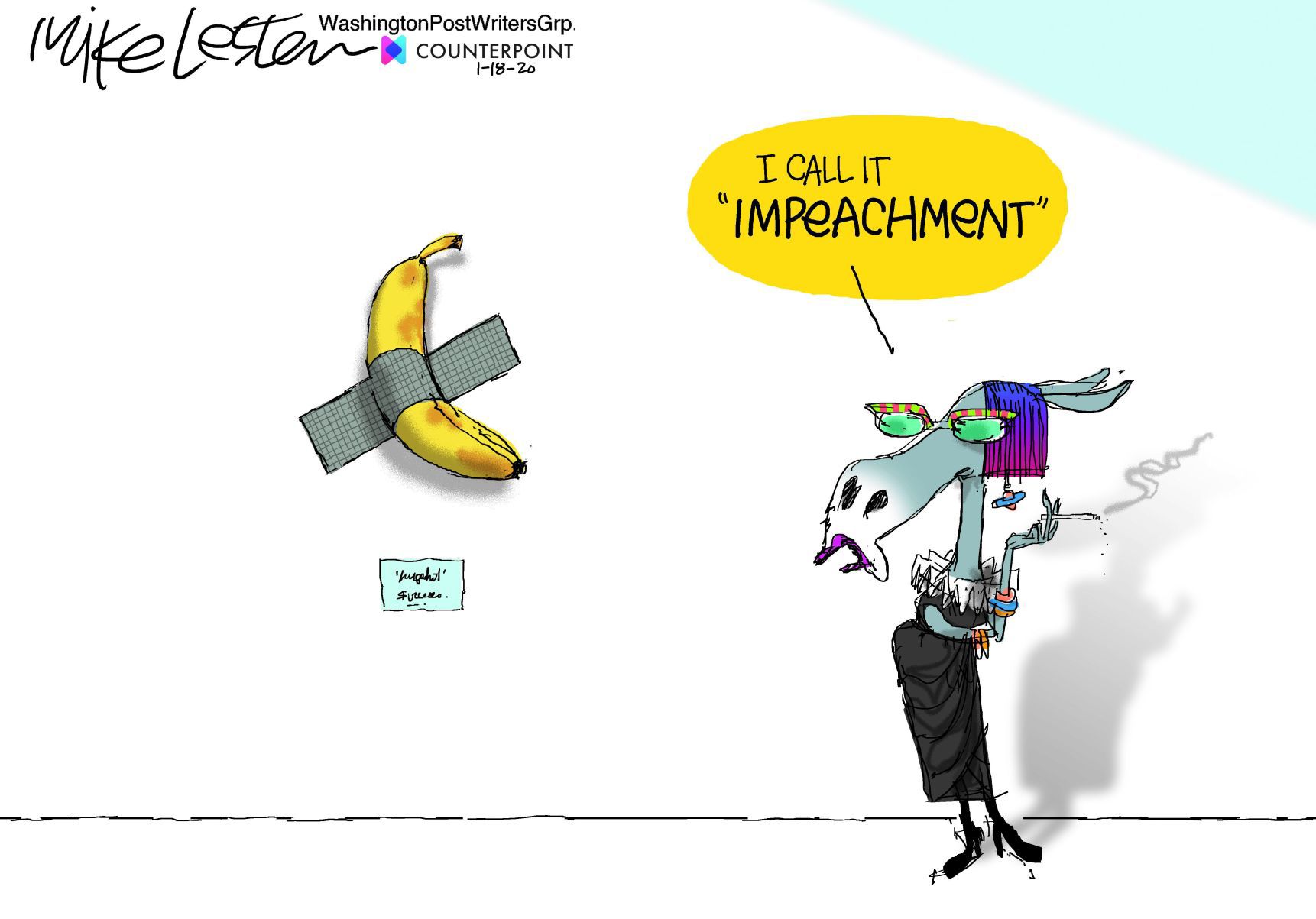 Mike Lester cartoon